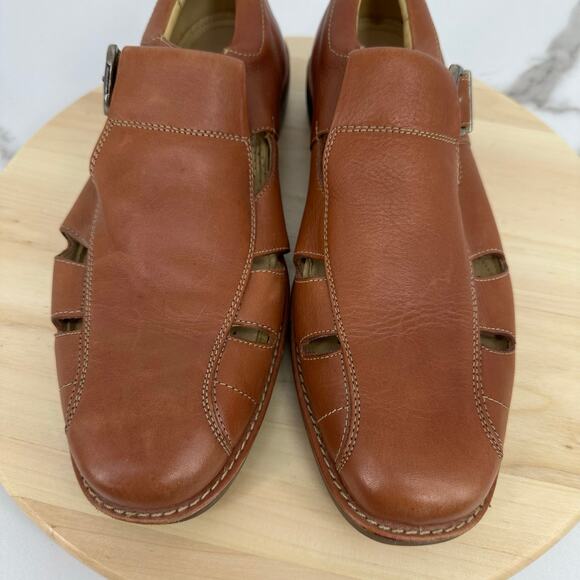 Sandro Moscoloni Vineyard Men\'s Leather Fisherman Shoes Sandals Sz 10.5 D Preppy main image 9